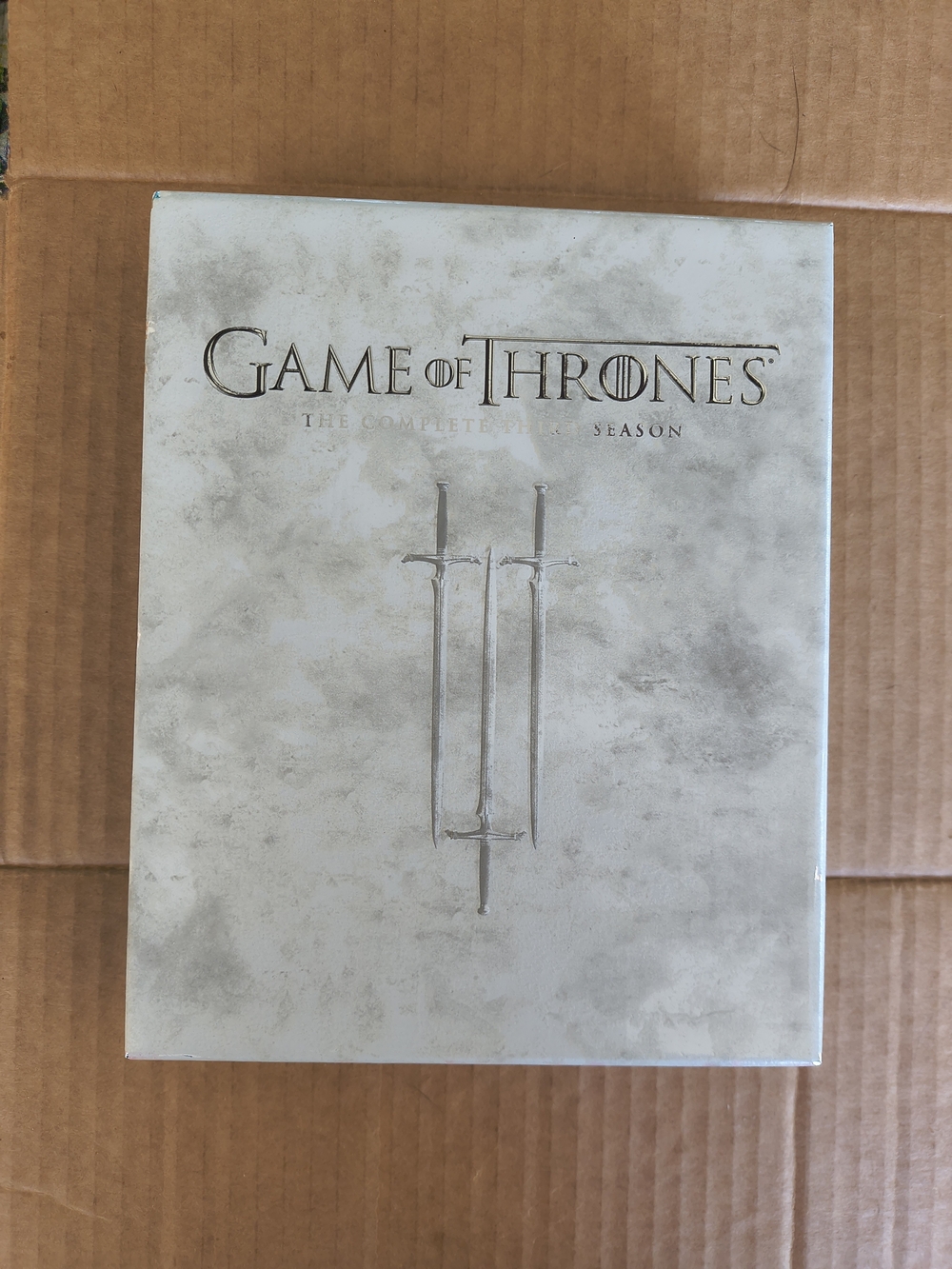 Game of Thrones Season 3 Complete Box Set - White/Silver